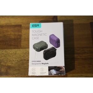 Ear bud Case cover ESR Tough Magnetic Case Black